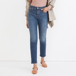 NWT Madewell The Mid-Rise Perfect Vintage Colwyn Wash Denim Jean in Size 25